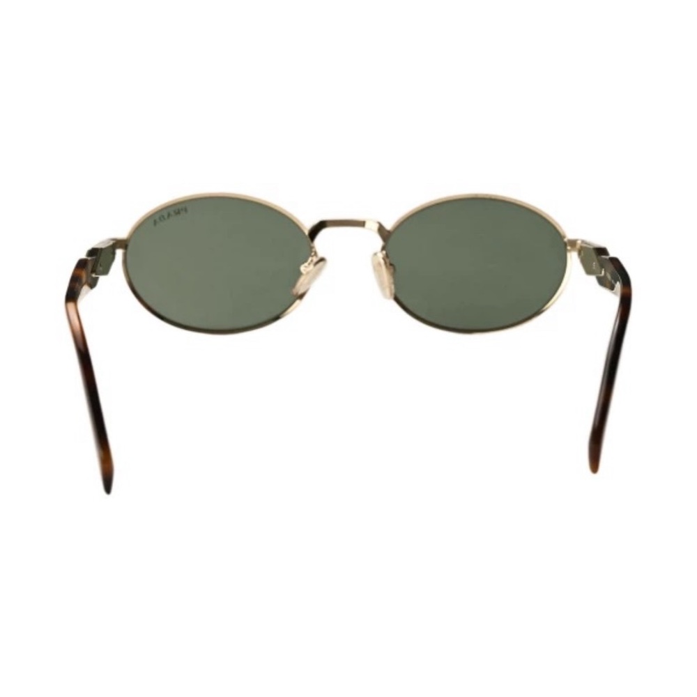 Prada 65ZS Sunglasses with Gold Frame and Green Lenses - Picture 5 of 14